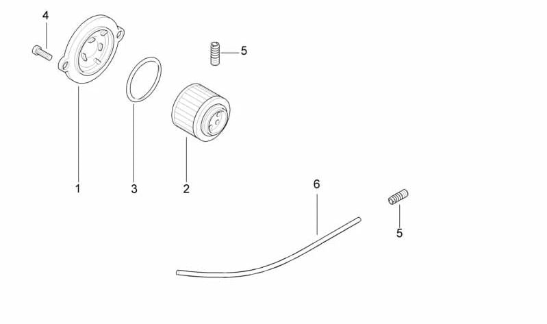 Interruptor de presión de aceite OEM 12637670015 para BMW Motorrad F 650 (FE169) modelos 0161, 0162 y 0163. Compatible con años 1993–2000. Original BMW Motorrad.