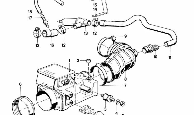 Fuelle guardapolvo de transmisión OEM 13711726206 para BMW E30. Original BMW.