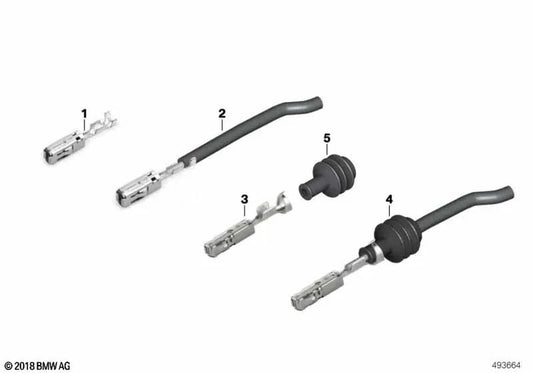 MCP 2.8 ELA Buchsenkontakt OEM 61139215118 für BMW F40, F87 M2, G20, G30, G11, X1, X3, X5, Z4... und mehr. Original BMW.