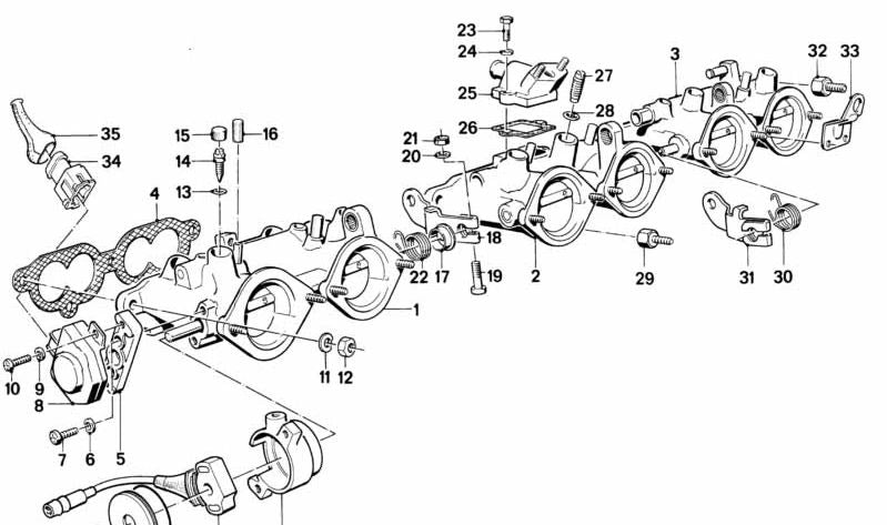 Junta sin asbesto OEM 13541315081 para BMW E28 (M5) y E24 (635CSi, M635CSi, M6) con motor S38. Pieza original BMW.