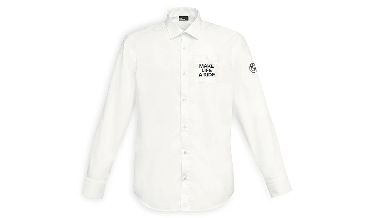 White T-shirt size S OEM 76615A81595 for BMW Motorrad. Original BMW Motorrad.