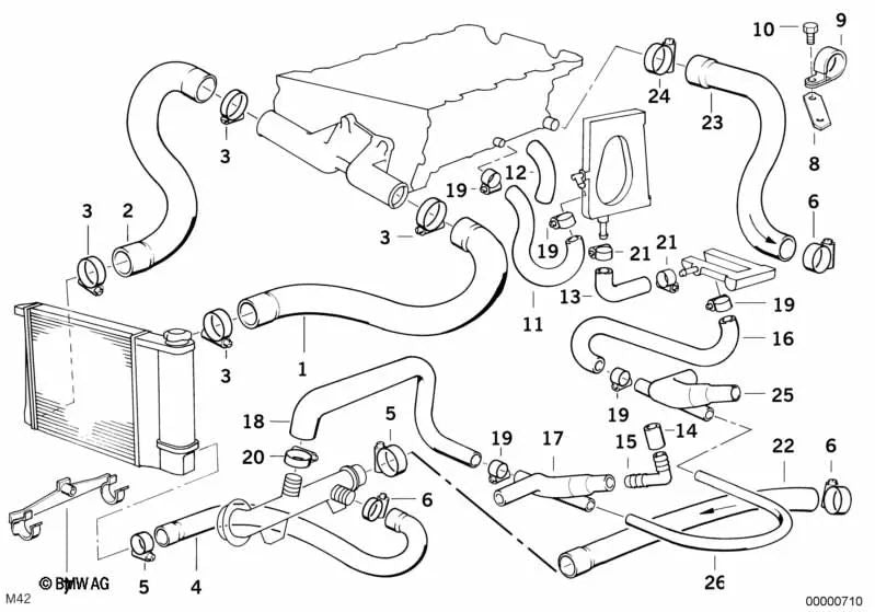 BMW E30, E34 (OEM 11531721871). Original BMW.