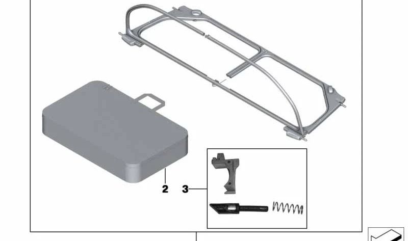 Paravientos OEM 54347269437 para BMW Serie 3 Cabrio E93, E93N. Accesorio original BMW. Ideal para reducir el viento en el interior al conducir con la capota bajada.
