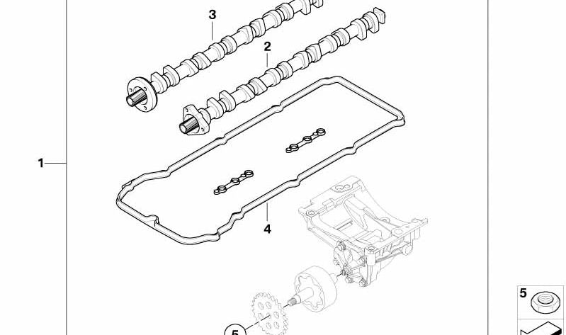 Abgaswelle OEM 11317833596 für BMW E46, E39, E60, E83, E85, E86. Original BMW.