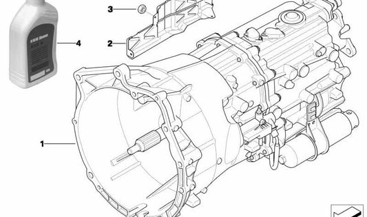Escudo térmico OEM 23017507157 para BMW E46, E60, E61, E63, E64, E85. Original BMW.