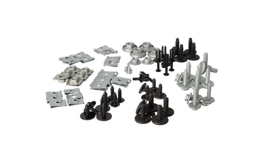 Kit de soportes para parachoques delantero OEM 51112411732 para BMW E60 y E61. Compatible con versiones 520d desde 2005 hasta 2009. Repuesto original BMW.