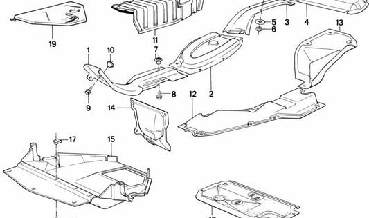 Tuerca de tope OEM 51481841216 para BMW E12, E28, E24, E23, 114, 2002. Compatible con múltiples versiones. Pieza original BMW.