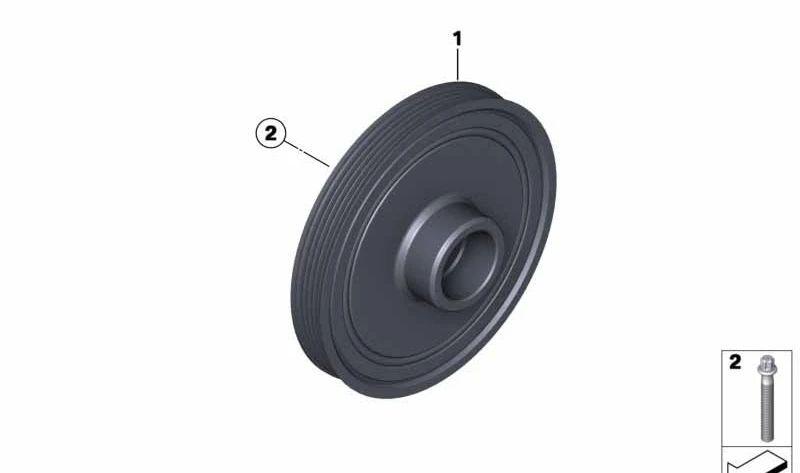 Amortiguador delantero OEM 11238477129 para MINI R56 LCI, Clubman R55 LCI, Cabrio R57 LCI, Coupé R58, Roadster R59, Countryman R60, Paceman R61... y más. Original MINI.