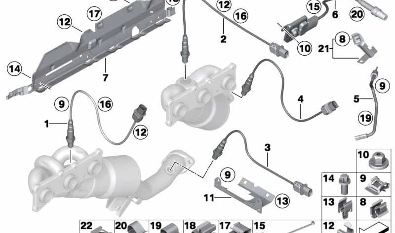 Soporte OEM 11787533565 para BMW Serie 1 E81 y E82 (130i, 125i, 135i). Compatible con motores N52K y N54. Original BMW.