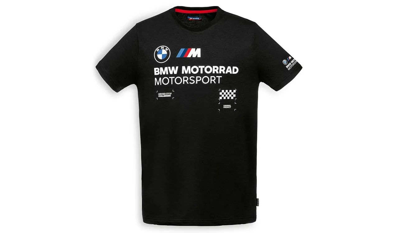 M Motorsport T -Shirt für mehrere BMW -Modelle/-serien (OEM 76615A812A7). Originaler BMW Motorrad