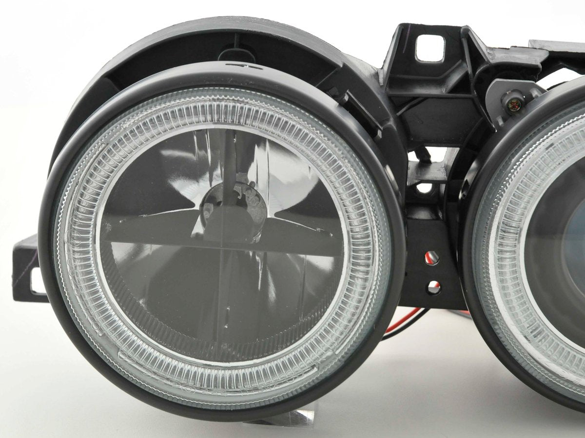 Juego De Faros Angel Eyes Bmw 3Er Tipo E30 2/4 Puertas. 87-91 Negro Lights > Headlights