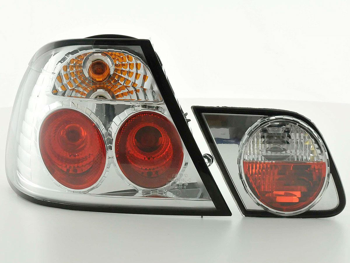 Pilotos traseros BMW Serie 3 Coupé E46 99-02 cromado
