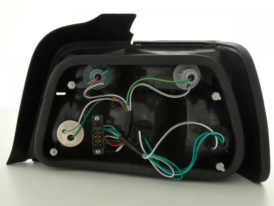 Pilotos traseros BMW Serie 3 Berlina Tipo E36 91-98 negros