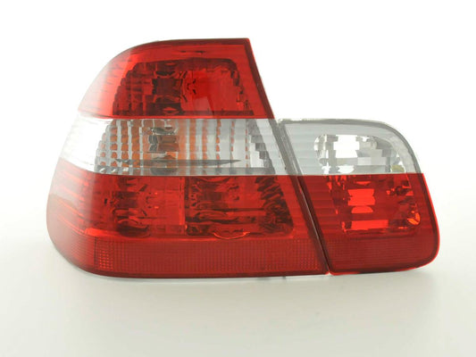 Pilotos traseros BMW Serie 3 Berlina E46 98-01 blanco/rojo