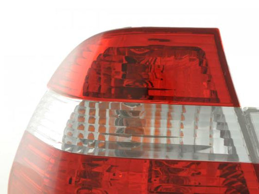 Fanali posteriori BMW Serie 3 Berlina E46 98-01 bianco/rosso