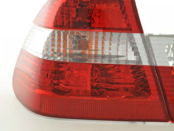 Pilotos traseros BMW Serie 3 Berlina E46 98-01 blanco/rojo