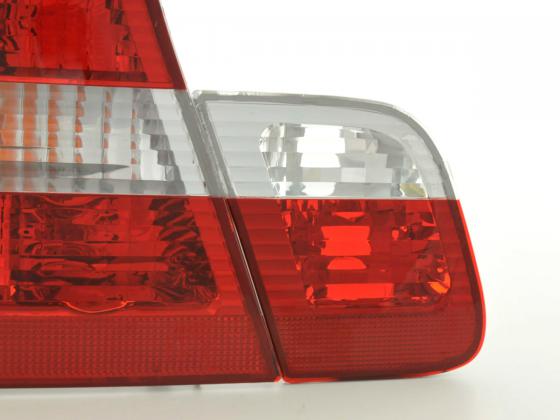 Pilotos traseros BMW Serie 3 Berlina E46 98-01 blanco/rojo