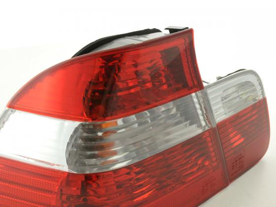 Pilotos traseros BMW Serie 3 Berlina E46 98-01 blanco/rojo