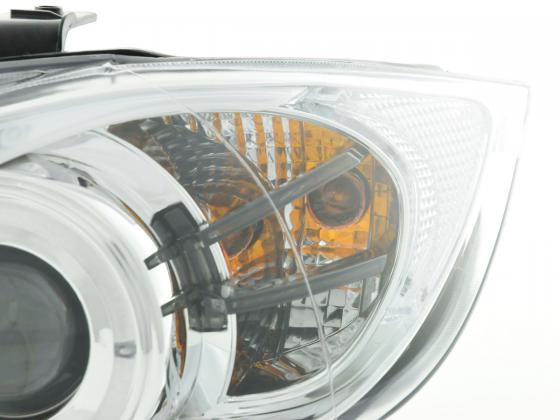 Faros delanteros delanteros BMW Serie 3 E90 / E91 05-08 cromados