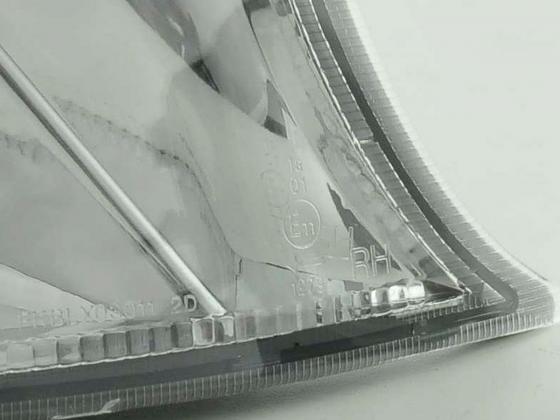 Frecce anteriori BMW Serie 3 coupé/cabriolet E46 01-03 cromate