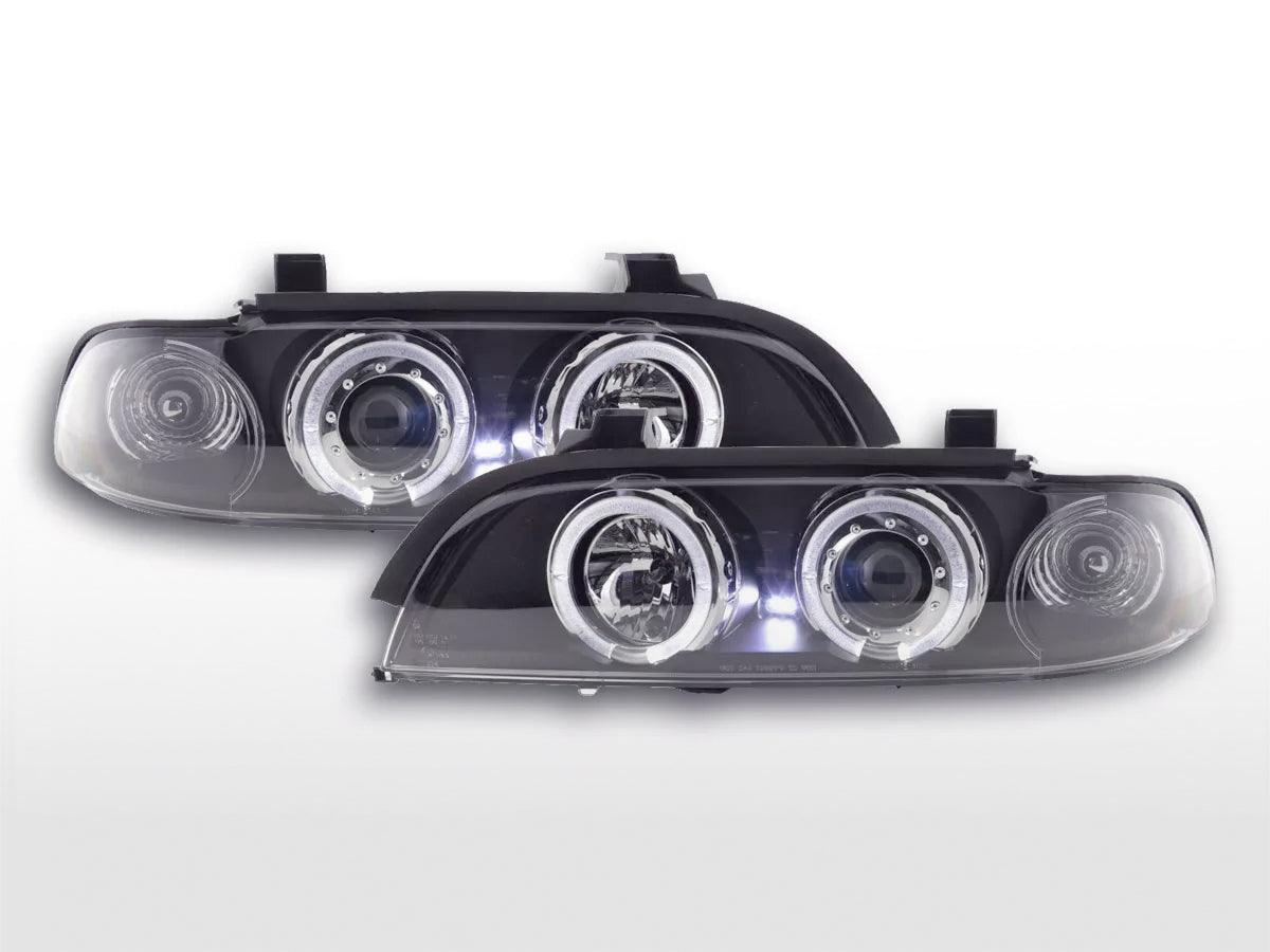 Faros delanteros delanteros BMW Serie 5 E39 95-00 negro
