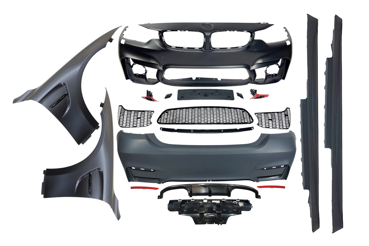 Kit De Carrocería BMW F32 / F33 Look M4 Aletas