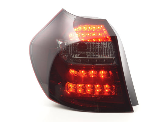 Lanternas traseiras LED BMW Série 1 E87/E81 3/5 portas 04-07 vermelho/preto