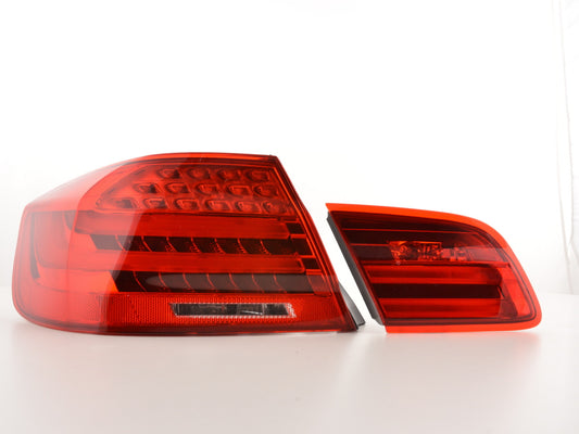 Fanali posteriori a LED BMW Serie 3 E92 Coupé 06-10 rosso/trasparente