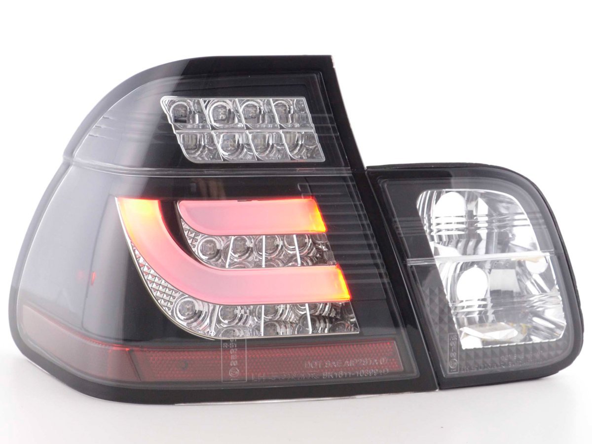 Juego De Luces Traseras Led Bmw 3-Series E46 Limo 98-01 Negro Lights > Rear/tail Lights