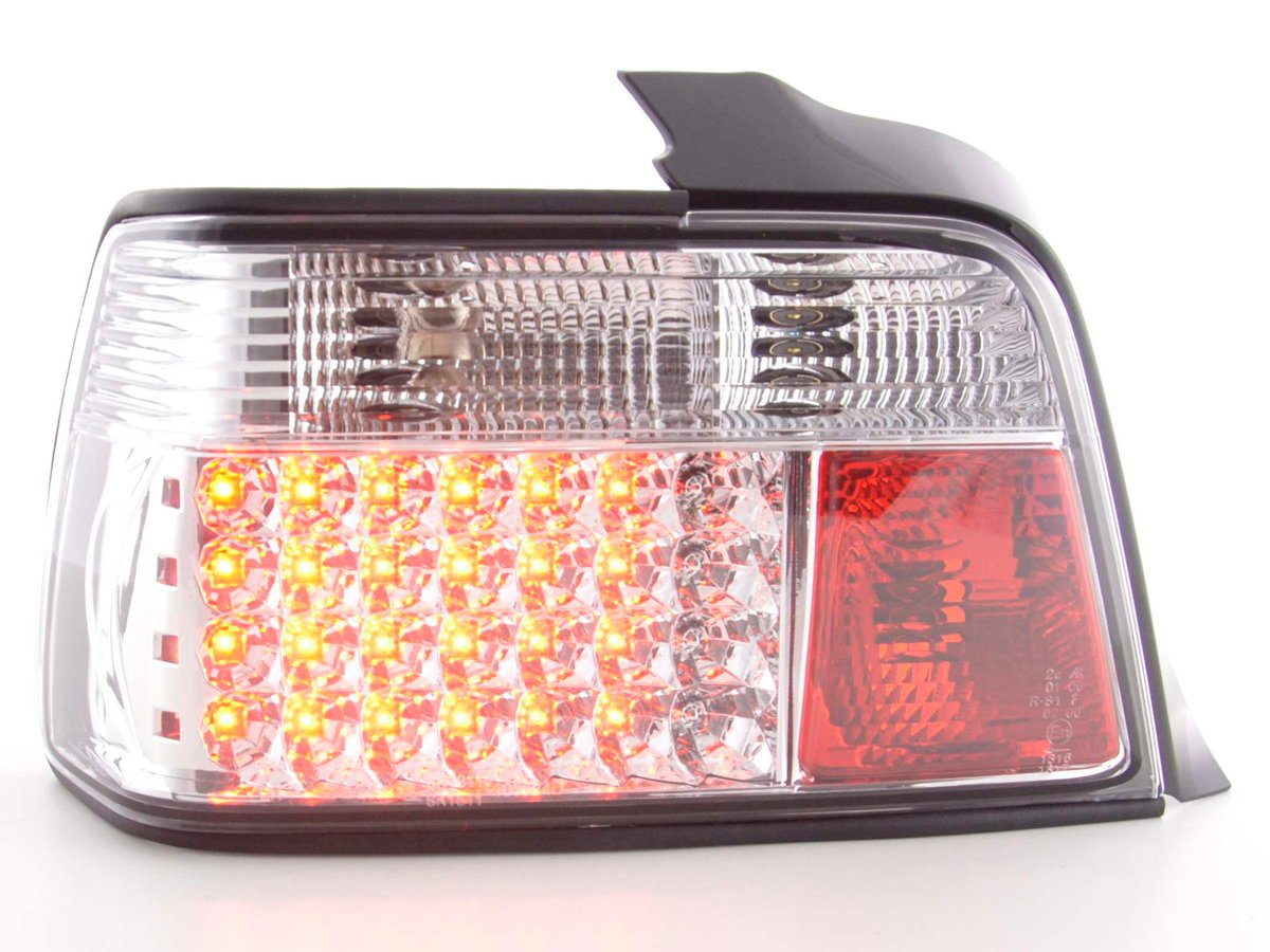 Juego De Luces Traseras Led Bmw Serie 3 Sedán Tipo E36 91-98 Cromo Lights > Rear/tail Lights