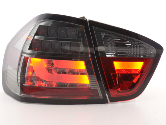 Lanternas traseiras de LED BMW Série 3 E90 Sedan 05-08 preto