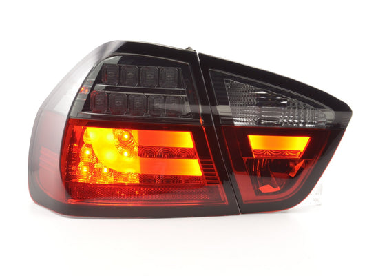 Fanali posteriori a LED BMW Serie 3 E90 Berlina 05-08 rosso/nero