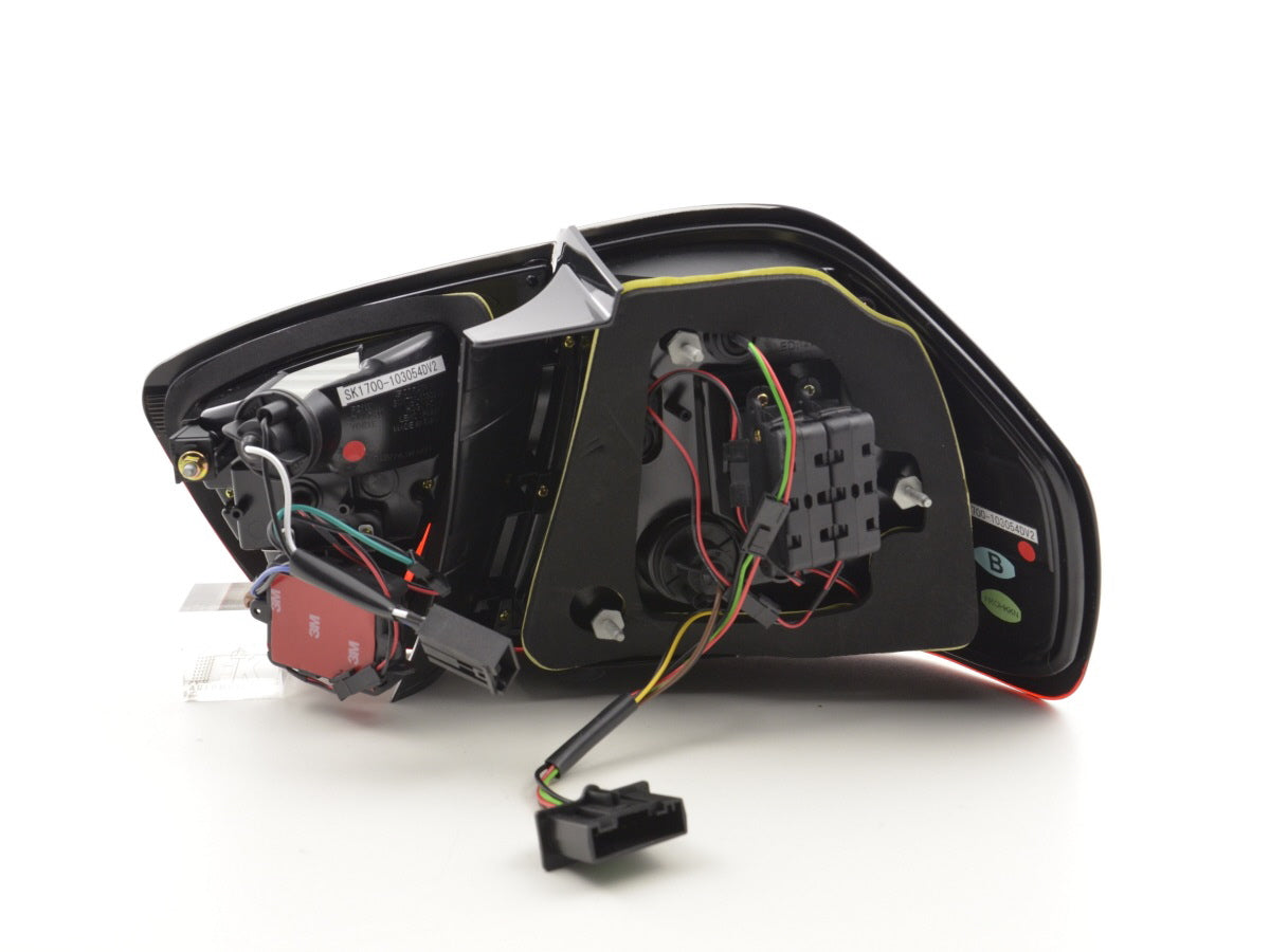 Lanternas traseiras de LED BMW Série 3 E90 Sedan 05-08 vermelho/preto