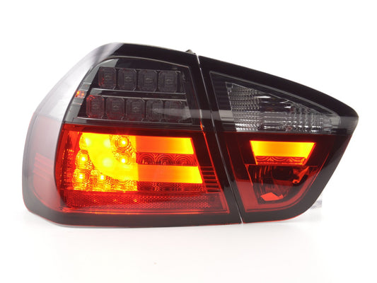 Fanali posteriori a LED BMW Serie 3 E90 Berlina 05-08 rosso/nero