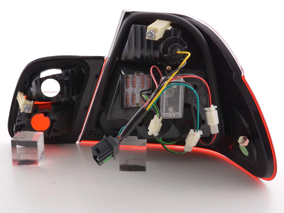 Pilotos Traseros Led Bmw Serie 3 Sedán Tipo E46 01-05 Claro / Rojo Lights > Rear/tail Lights