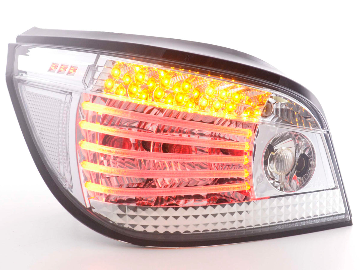 Pilotos traseros LED BMW Serie 5 Berlina Tipo E60 04-07 Cromados
