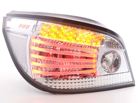 Pilotos traseros LED BMW Serie 5 Berlina Tipo E60 04-07 Cromados