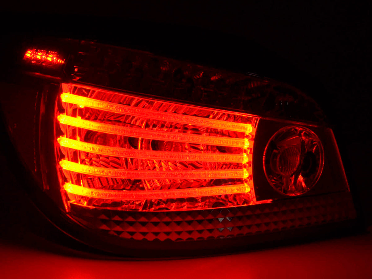 Pilotos traseros LED BMW Serie 5 Berlina Tipo E60 04-07 Cromados