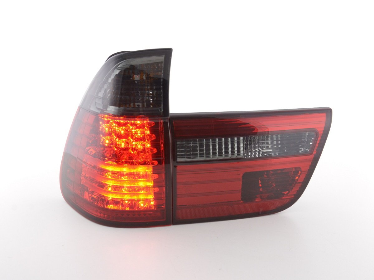 Juego De Luces Traseras Led Bmw X5 Tipo E53 98-02 Negro / Rojo Lights > Rear/tail Lights
