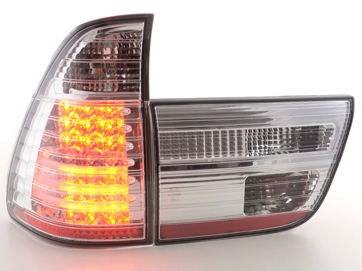 Pilotos traseros LED BMW X5 E53 98-02 cromados