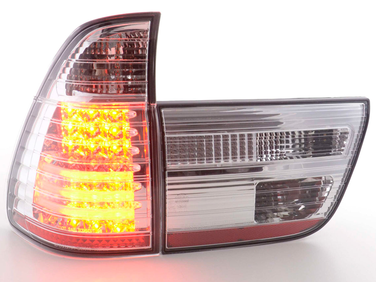 Pilotos traseros LED BMW X5 E53 98-02 cromados