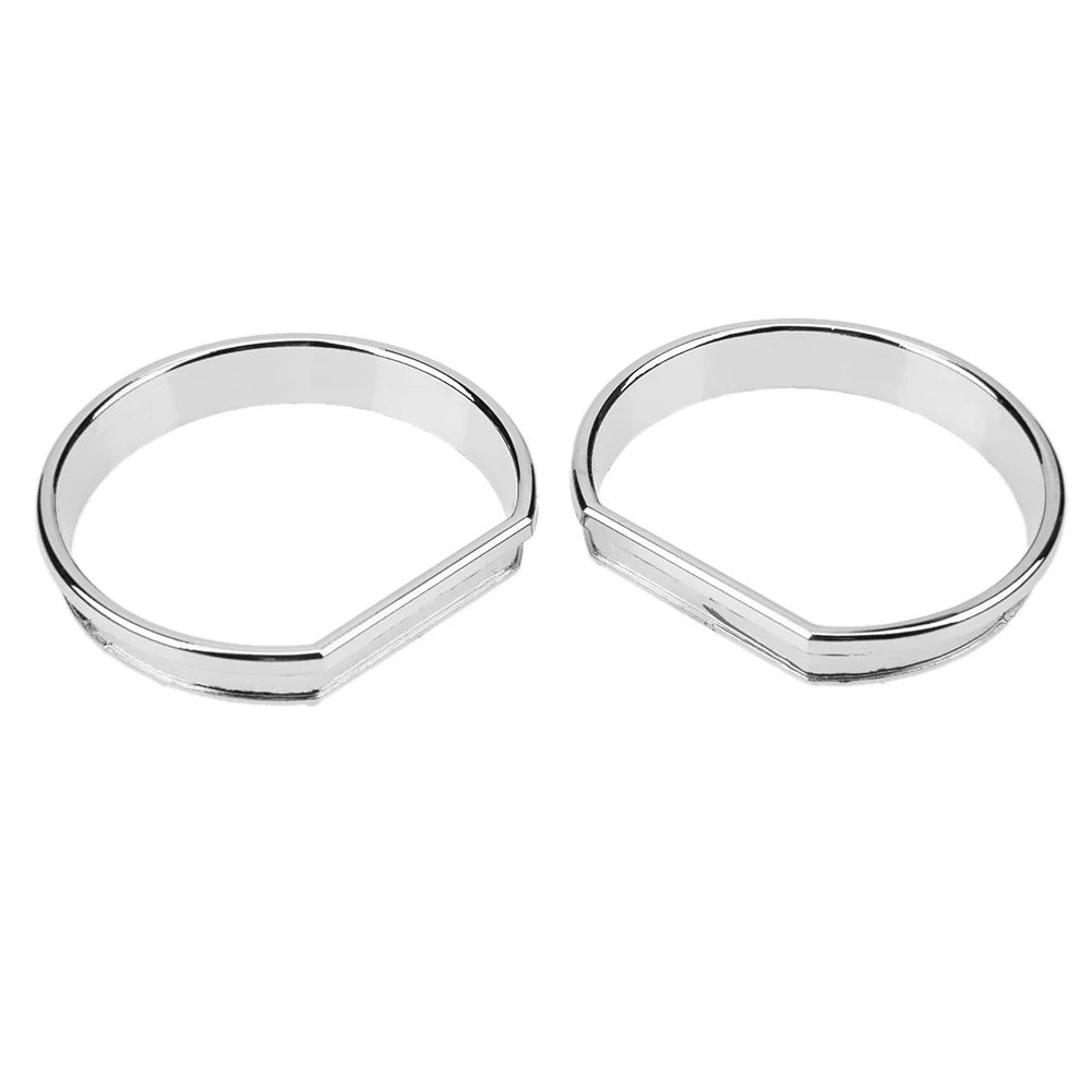 Conjunto de cromados embelezando para a caixa instrumental bmw e46 - toque premium