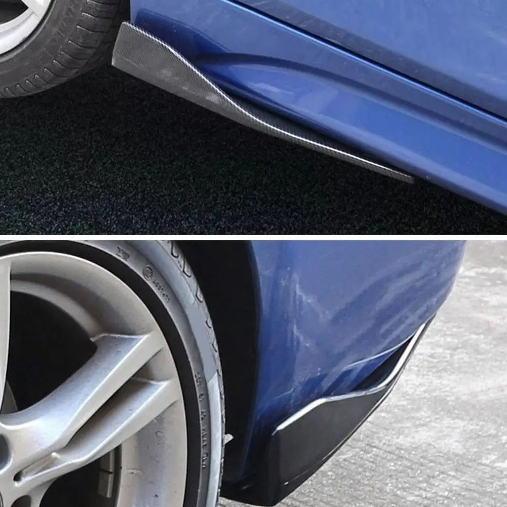Universelle Querruder 48 cm für BMW, für hintere Stoßstangen oder Seitenröcke (helles Schwarz oder Kohlenstoff)