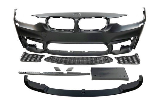 Paragolpes Delantero BMW F30-F31 Look M4 Lip Spoiler ABS