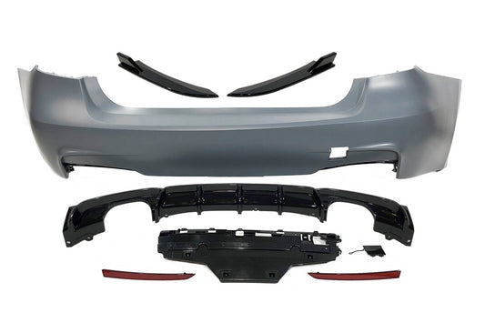 Paragolpes Trasero BMW F30 Look M Performance 2 Salidas doble  Punteras