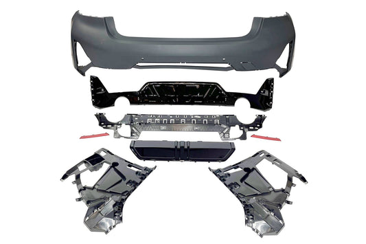 Paragolpes Trasero BMW G20 LCI 2023+ look M-Performance Brillante Negro