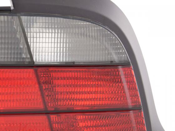 Juego De Luces Traseras Bmw Serie 3 E36 Coupe 91-98 Rojo / Negro Lights > Rear/tail Lights
