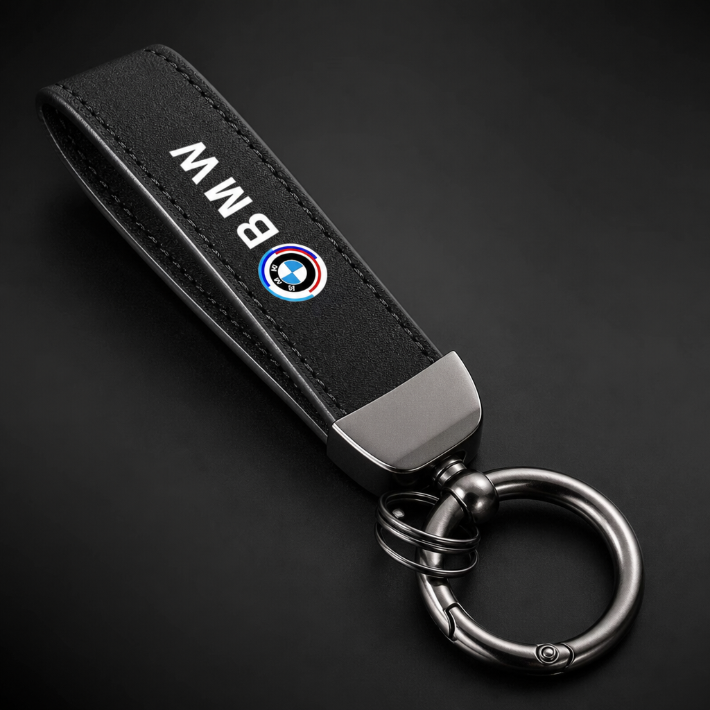 Llavero BMW 50 Aniversario Negro con Aro Metálico - vista_alternativa