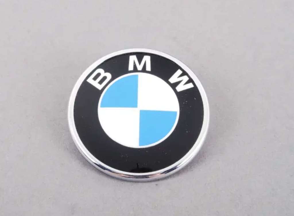 Emblema logo BMW 61mm (maletero) para E46 Cabrio. BMW Original