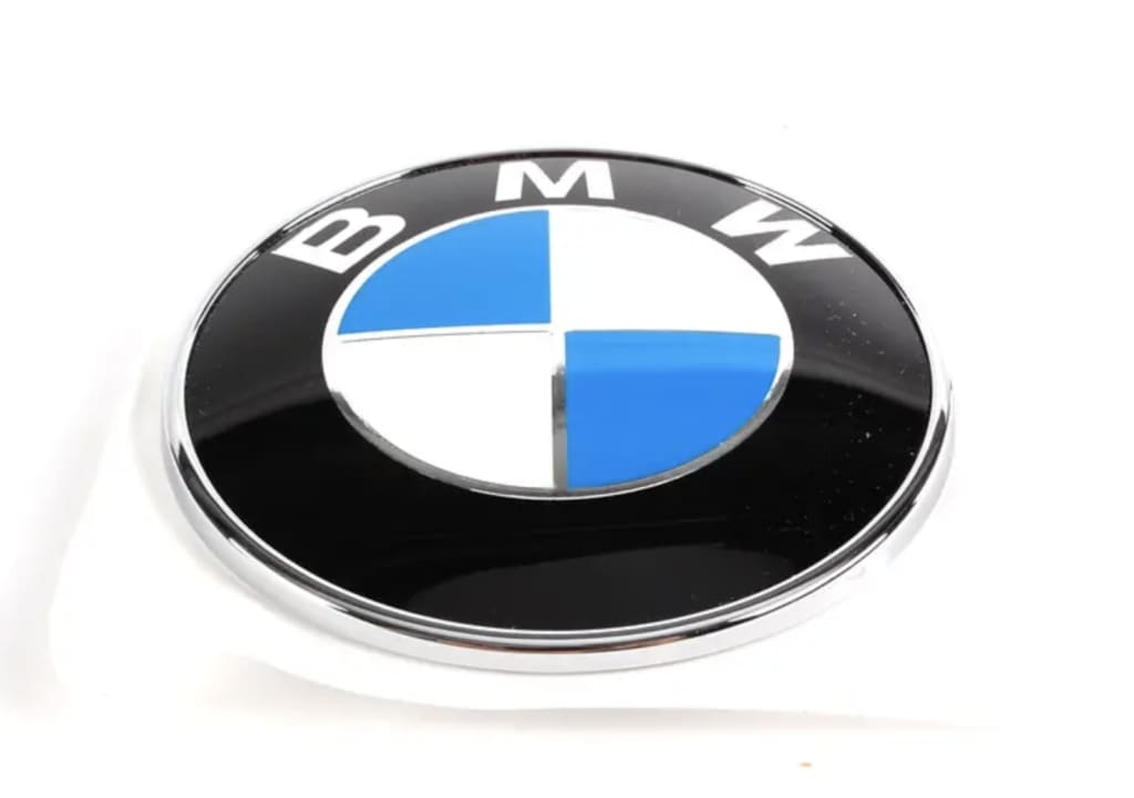 Emblem-Logo BMW 76mm (Kapuze oder Rumpf) für BMW E92. Original BMW.